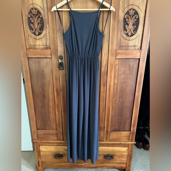 Stitch Fix Women’s Kaileigh Lexy Knit Jumpsuit Romper Gray/Sparrow/Purple Worn 1 - Picture 3 of 3